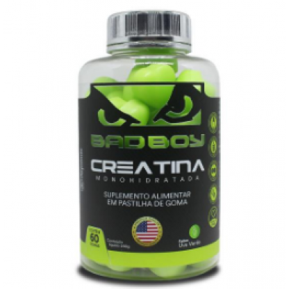 BADBOY CREATINA GUMMY UVA VD C/60 ALQUIM