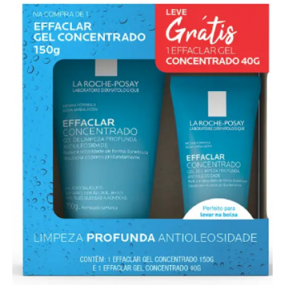 KIT EFFACLAR CONC GEL LIMP PROF 150+50G