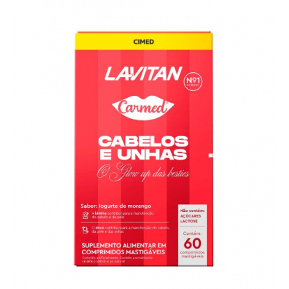 LAVITAN CARMED CABELOS E UNHAS 60 CAPS
