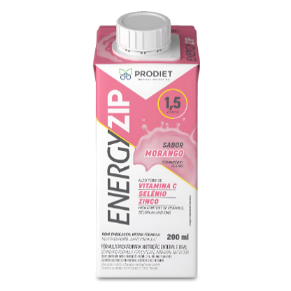 ENERGYZIP MORANGO TETRA 200ML PRODIET
