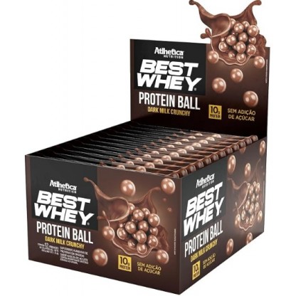 BEST WHEY PROT BALL DARK MILK 12UN 50G