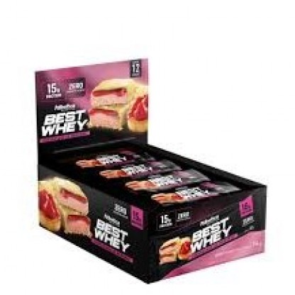 BEST WHEY BAR 15G PROT MORANGO 12UN 62G