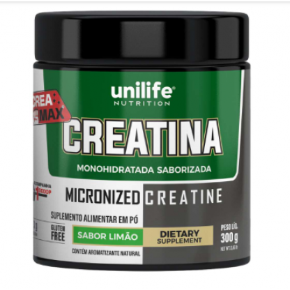 CREATINA MONOHIDRA SABOR LIMAO 300G