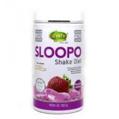 SLOPOO SHAKE DIET MORANGO E COCO 500G