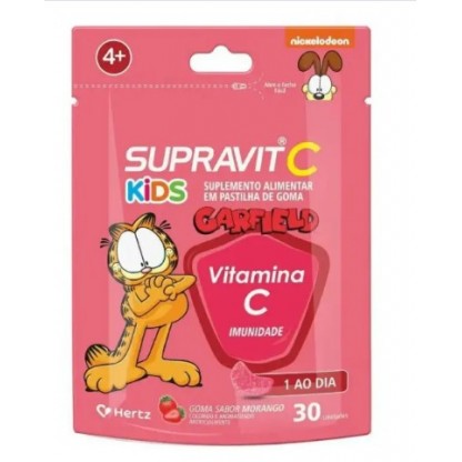 SUPRAVIT C KIDS SABOR MORANGO 30 GOMAS