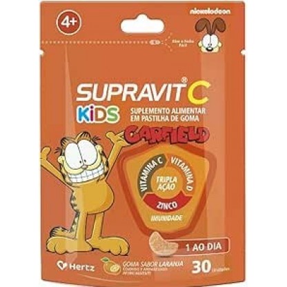 SUPRAVIT C TRIPLA ACAO LARANJA 30 GOMAS