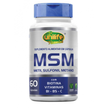 MSM METIL SULFONIL METANO+VIT 60 CPS
