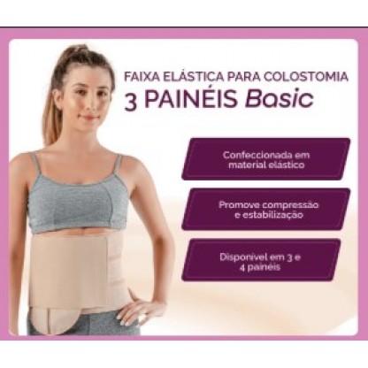 FAIXA ELAST P COLOS BASIC 3 PAINEIS G/GG