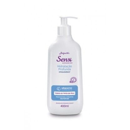 LOCAO HIDR JEQUITTI SENSI 400ML S/PERFUM