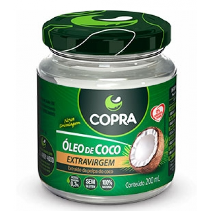 COPRA OLEO COCO EXTRA VIRGEM 200ML
