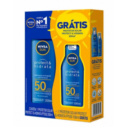 PROT SOLAR NIVEA P.HIDR.FPS50 200ML+100M