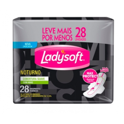 ABS LADYSOFT NOTURNO SUAVE C/ABAS C/32