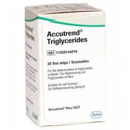 ACCUTREND TRIGLICERIS C/25 TIRAS