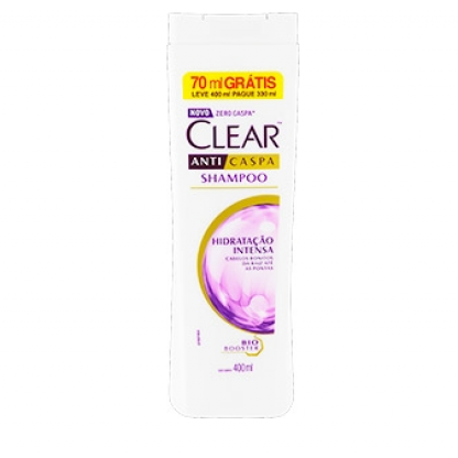 SH CLEAR A.CASPA L400ML P330ML HIDR.INTE