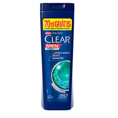 SH CLEAR A.CASPA MEN L400MLP330ML LIMPEZ