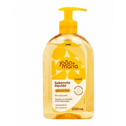 JOAO E MARIA SAB LIQ BABY GLIC 200ML