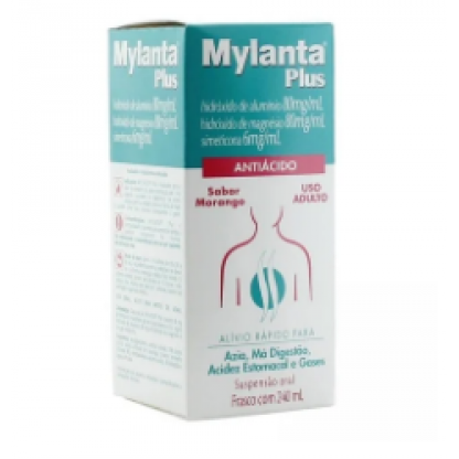 MYLANTA PLUS MORANGO LIQ. 240 ML