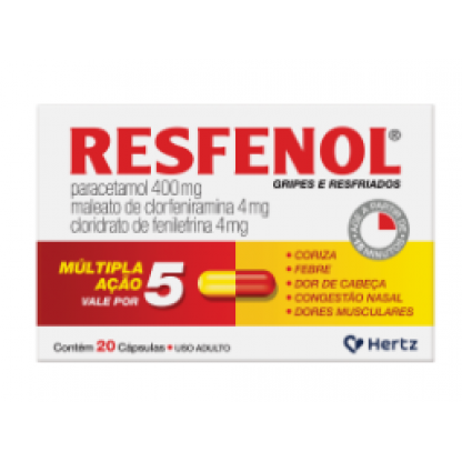 RESFENOL 20 CAPS. (HERTZ)
