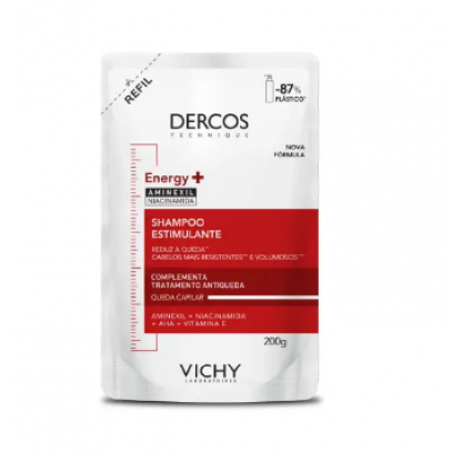 VICHY DERCOS SHAMPOO ENERGY+ 200G REFIL