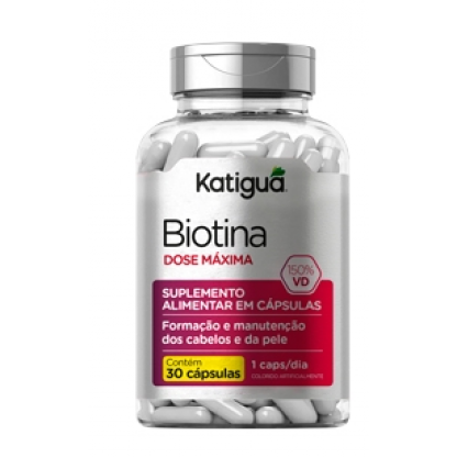 BIOTINA KATIGUA DOSE MAXIMA 500MG C/30