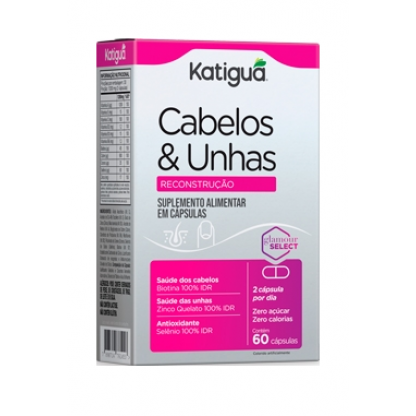 CABELOS E UNHAS KATIGUA C/60 CAPS