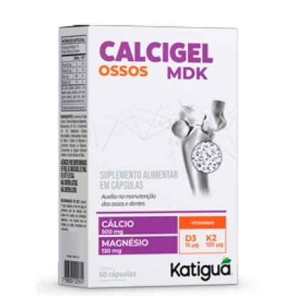 CALCIGEL KATIGUA OSSOS MDK 750MG C/60