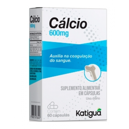 CALCIO KATIGUA 600MG C/60CAPS