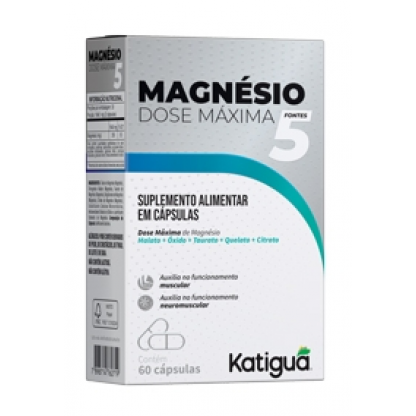 MAGNESIO KATIGUA 5 FONT.DOSE MAXIMA C/60