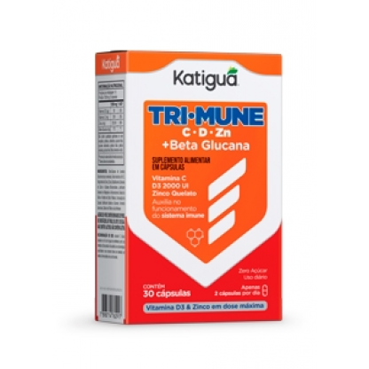 TRI.MUNE KATIGUA VIT C D3+ZN+GLUCA.C/30