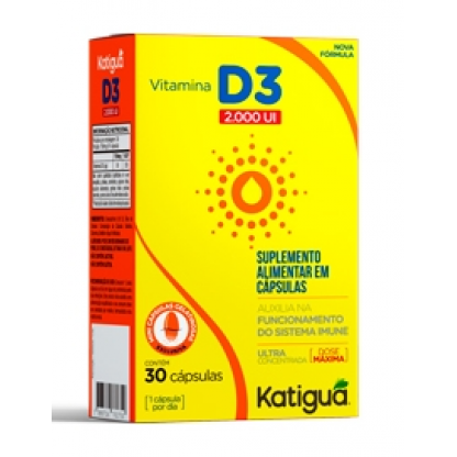 VITAMINA D KATIGUA 2000UL C/30CAPS