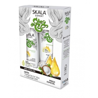KIT SKALA SH+COND OLEO DE COCO 325ML
