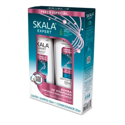 KIT SKALA SH+COND BOMBA VITAMINAS 325ML