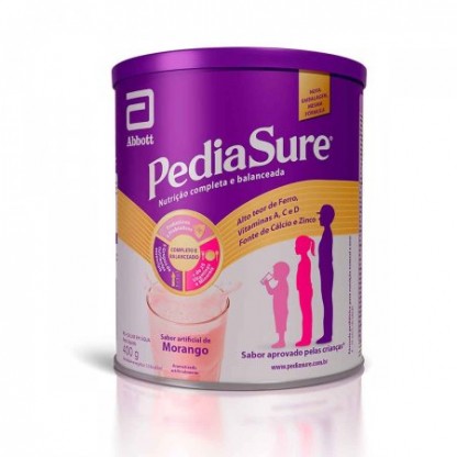 PEDIASURE COMPLETE PO MORANGO 400G