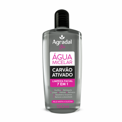 AGUA MICELAR AGRADAL CARVAO ATIV.150ML