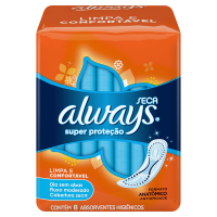 ABS ALWAYS BASICO SECA S/AB C/8 (LARANJ) ABS ALWAYS BASICO SECA S/AB C/8 (LARANJ)