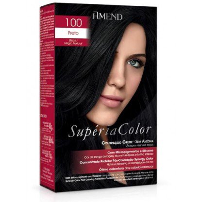 TINT AMEND SUPERIA COL. 100 PRETO