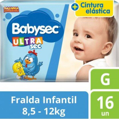 FRALDA BABYSEC ULTRA JUMBINHO GR C/16