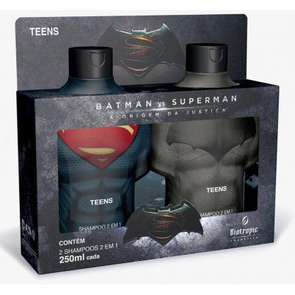 KIT BATMAN VS SUPERMAN 2 SH 2X1 250ML