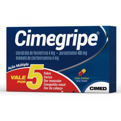 CIMEGRIPE 20 CAPS.       (CIMED)