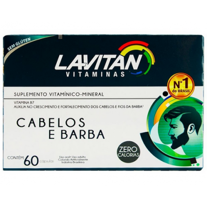 LAVITAN MAIS HAIR MEN 60 CPS CIMED