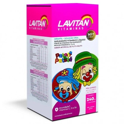 LAVITAN KIDS S ORAL 240ML T FRUTTI CIMED