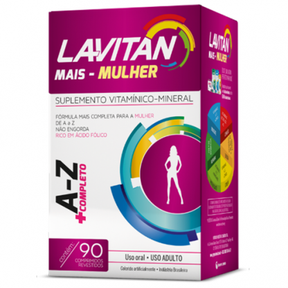 LAVITAN MAIS AZ MULHER 90 COMP REV CIMED