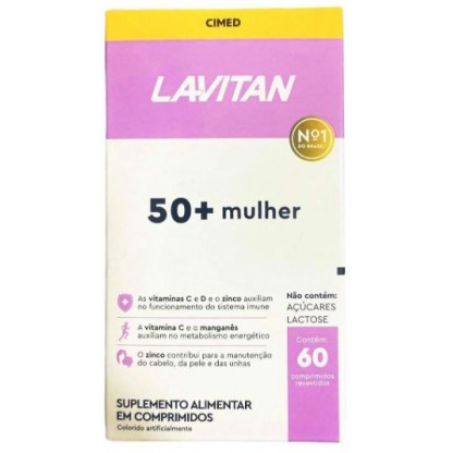 LAVITAN 50+ MULHER 60 COMP REV