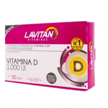 LAVITAN VITAMINA D 1000UI 30 COMP