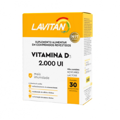 LAVITAN VITAMINA D 2000UI 30 COMP REV