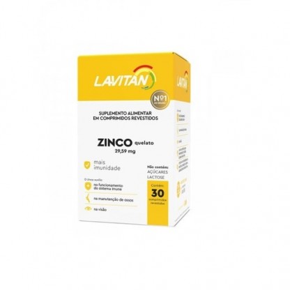 LAVITAN ZINCO 29.59MG 30 COMP REV