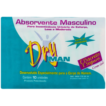 ABSORVENTE MASCULINO DRYMAN (PCT.C/10)