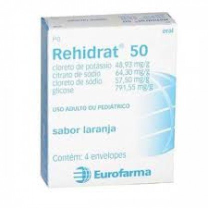 REHIDRAT 50 LARANJA 4 ENV.