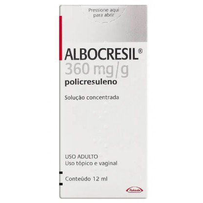 ALBOCRESIL SOLUCAO 12 ML