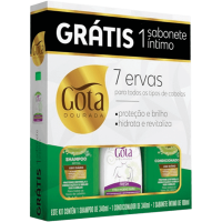 KIT GOTA DOUR.7 ERVAS SH+COND+SAB INTIMO KIT GOTA DOUR.7 ERVAS SH+COND+SAB INTIMO